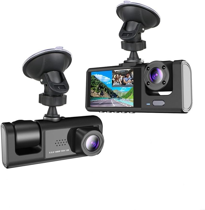 1080P جهاز تسجيل فيديو رقمي للمراقبة للسيارات Caméra de tableau de bord pour  sécurité de voiture