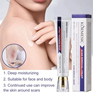 Crème apaisante pour cicatrices visage et corps  كريم ومهدئ للندبات للوجه والجسم