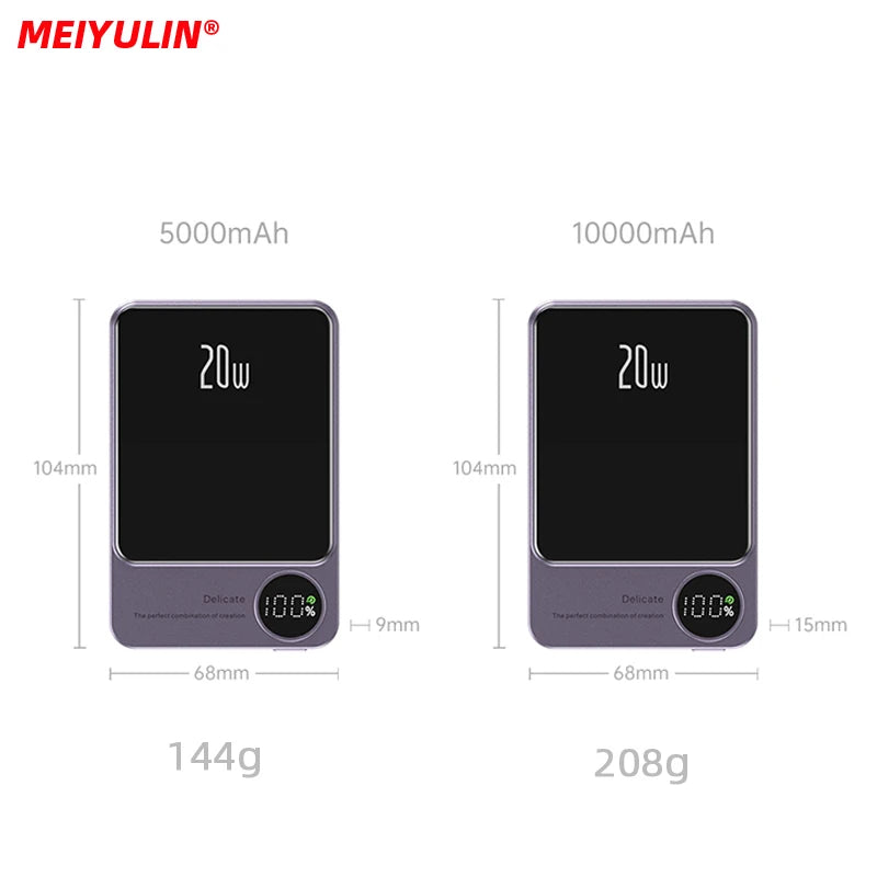 Magsafe 10000mAh 20W | Charge Sans Fil Rapide pour iPhone & Android